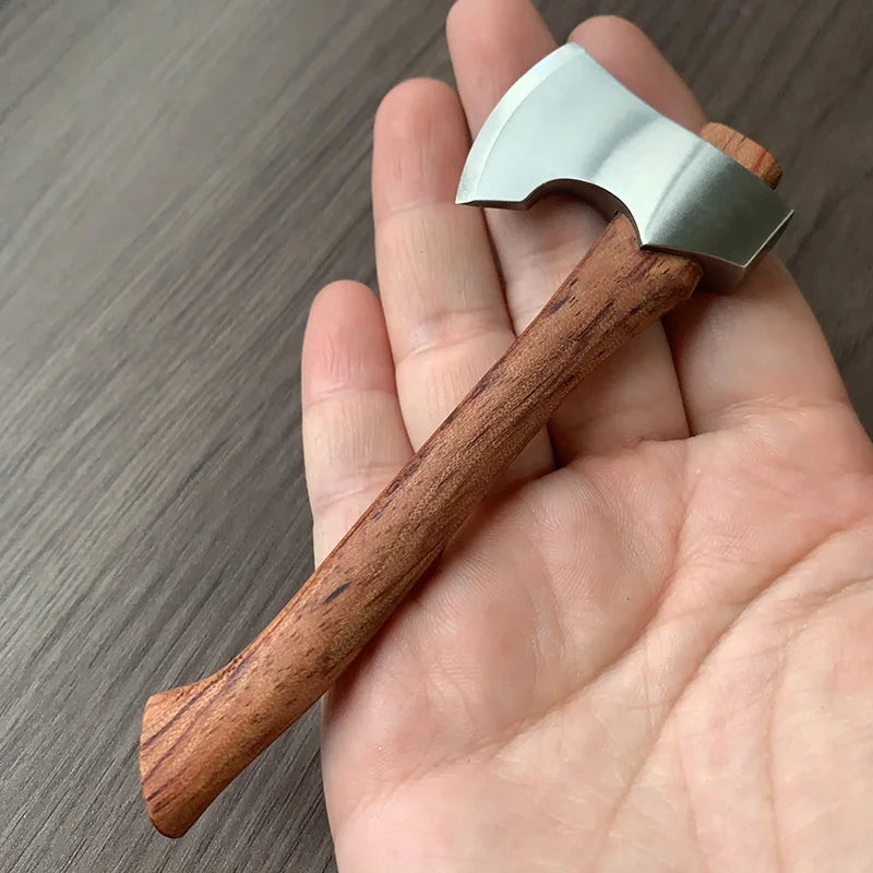 Stainless Steel Mini Mountain Axe – Compact Outdoor Camping Knife image 6