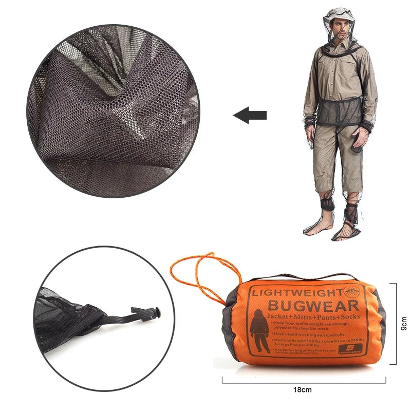 Outdoor Fishing Adventure Insect-Proof Clothing – Stay Protected in Nature image 3