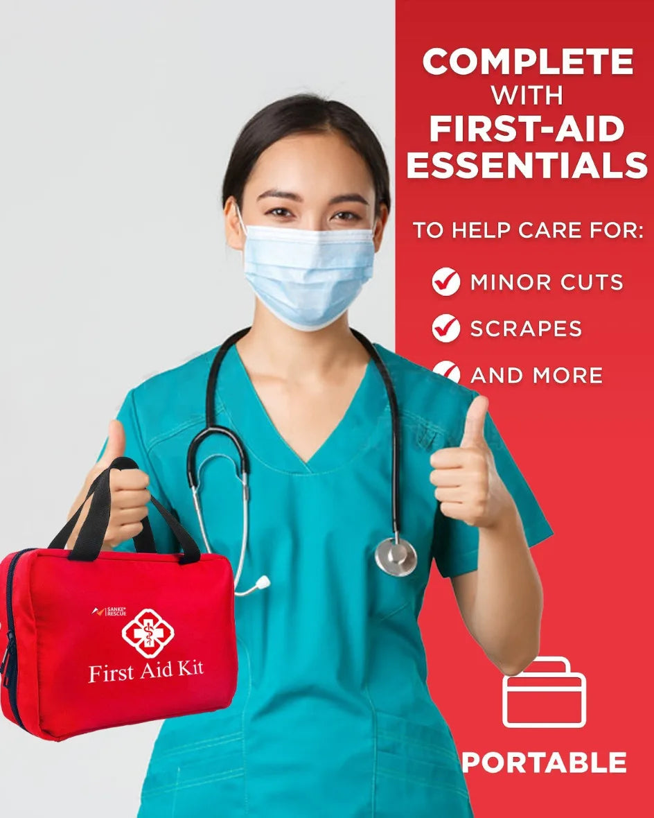 First Aid Kit 26-401 Piece Tactical Emergency Kit for Survival image 4