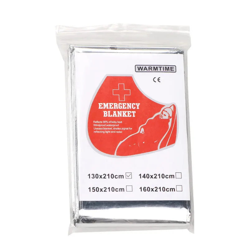 Outdoor Insulation Portable Foil Emergency Blanket – Essential Survival Gear image 2