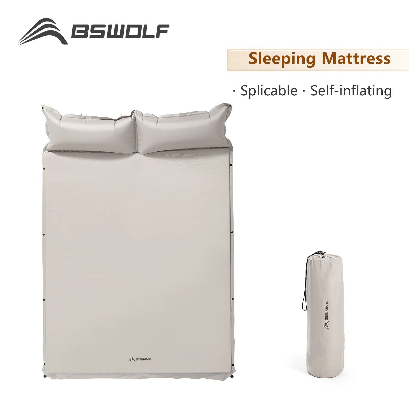 BSWolf Inflatable Mattress – Ideal for Outdoor Camping Adventures image 0