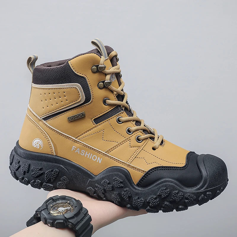 Winter Men's Hiking Shoes – Lightweight, Anti-Slip Outdoor Boots image 0