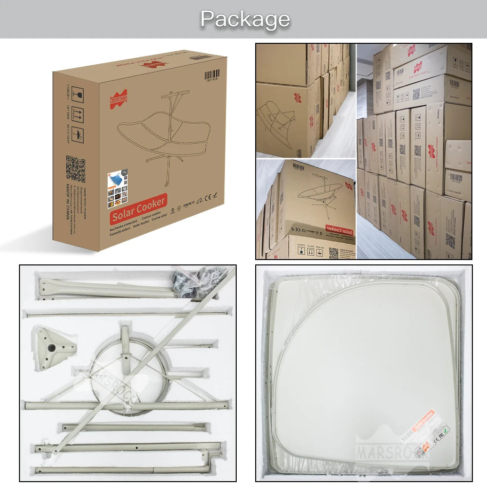 2000W Solar Cooker: Portable Outdoor BBQ Sun Reflective Heaters image 4