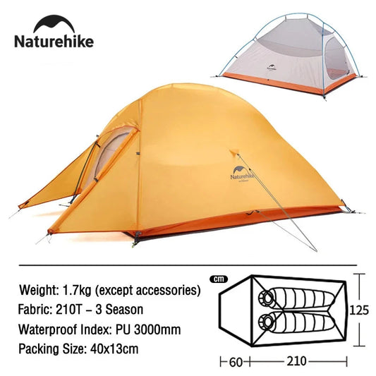 Naturehike Cloud Up 2 Person Tent – Ultralight &amp; Waterproof Camping Shelter image 7
