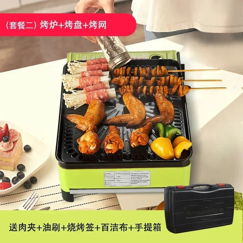 Portable Barbecue Stove – Smokeless Grill &amp; Dual-Purpose Gas Oven image 8