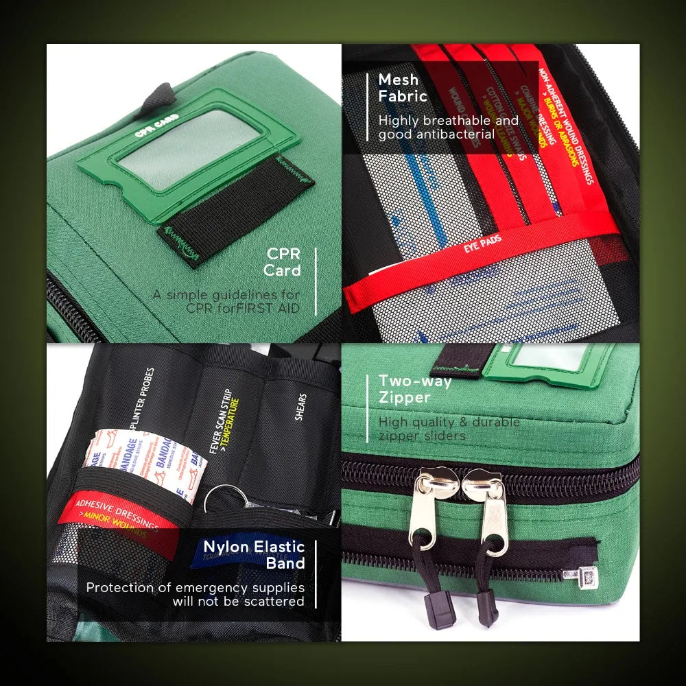 BearHoHo Large Size Handy First Aid Kit Bag – Essential Emergency Companion image 3