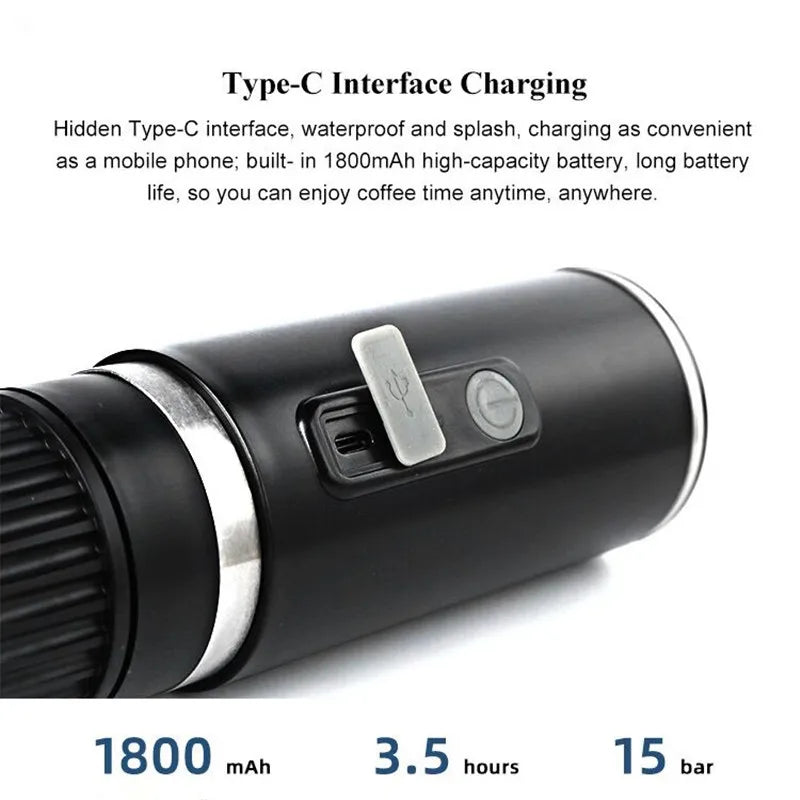 Portable Espresso Machine – Perfect for Coffee Lovers on the Go image 3