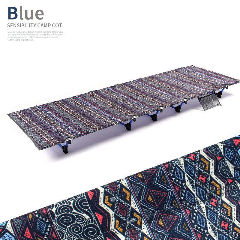 Portable Camping Folding Bed – Comfort and Convenience for Outdoor Adventures - E image