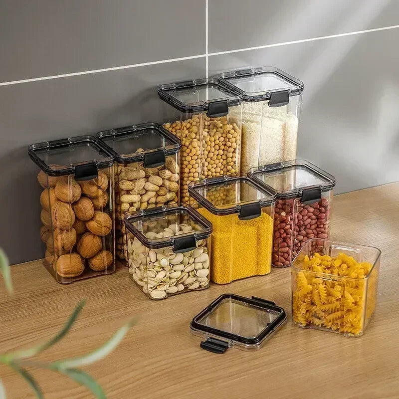 Stackable Plastic Food Storage Containers – Versatile Kitchen Organization image 3