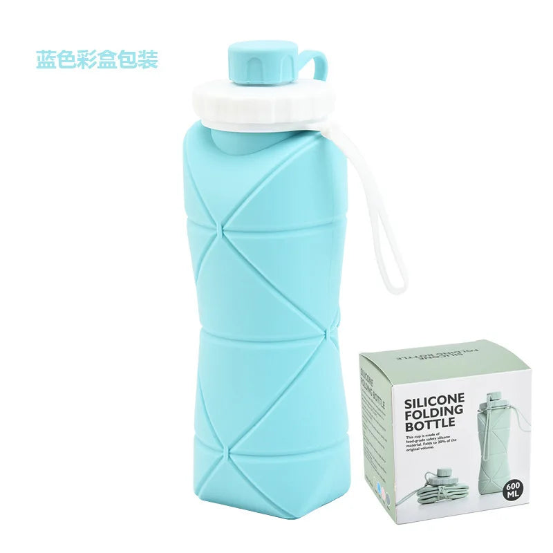 Silicone Collapsible Sports Water Bottles – Perfect for Outdoor Adventures image 8