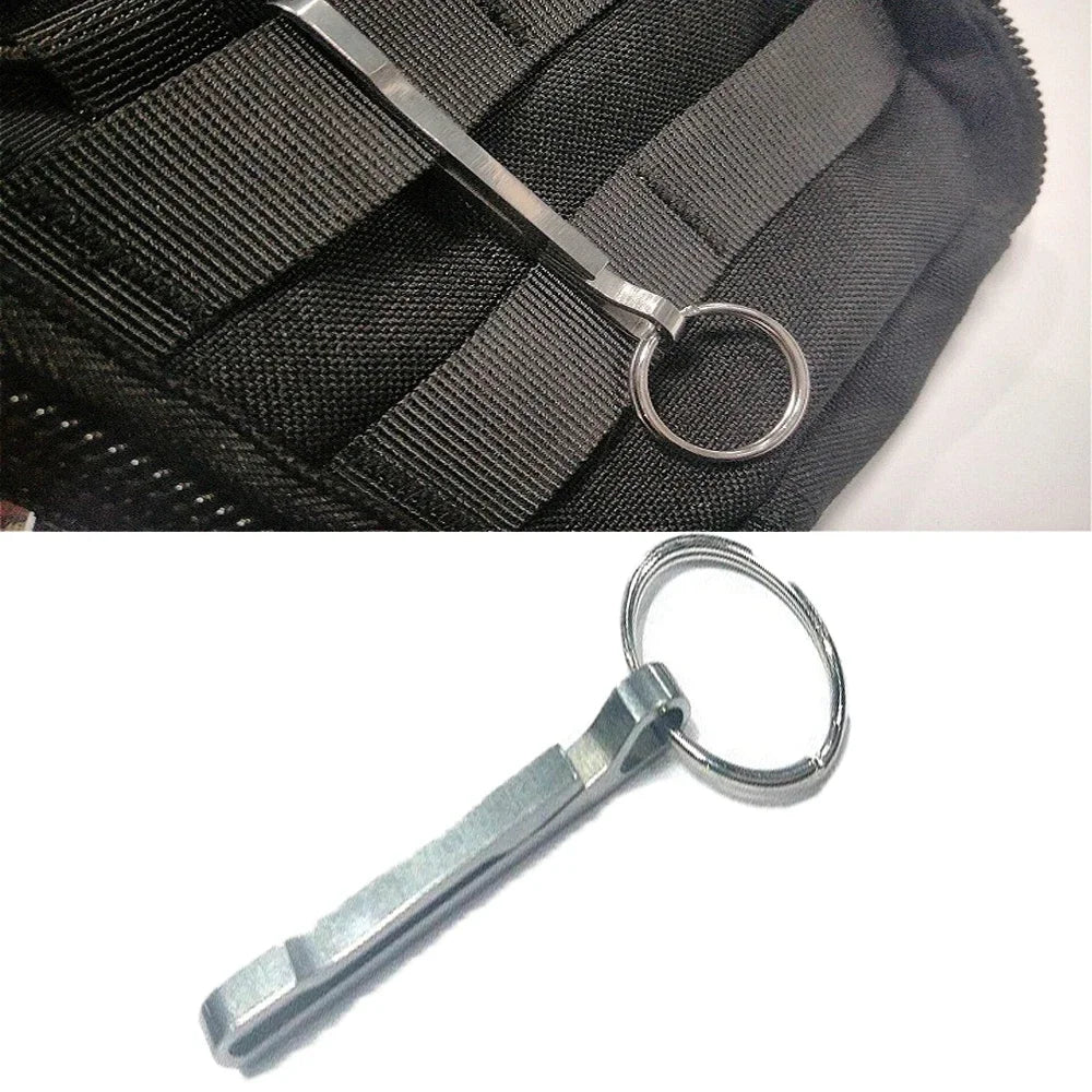 1PC EDC Outdoor Multifunction Tool – Stainless Steel Keychain and More image 2