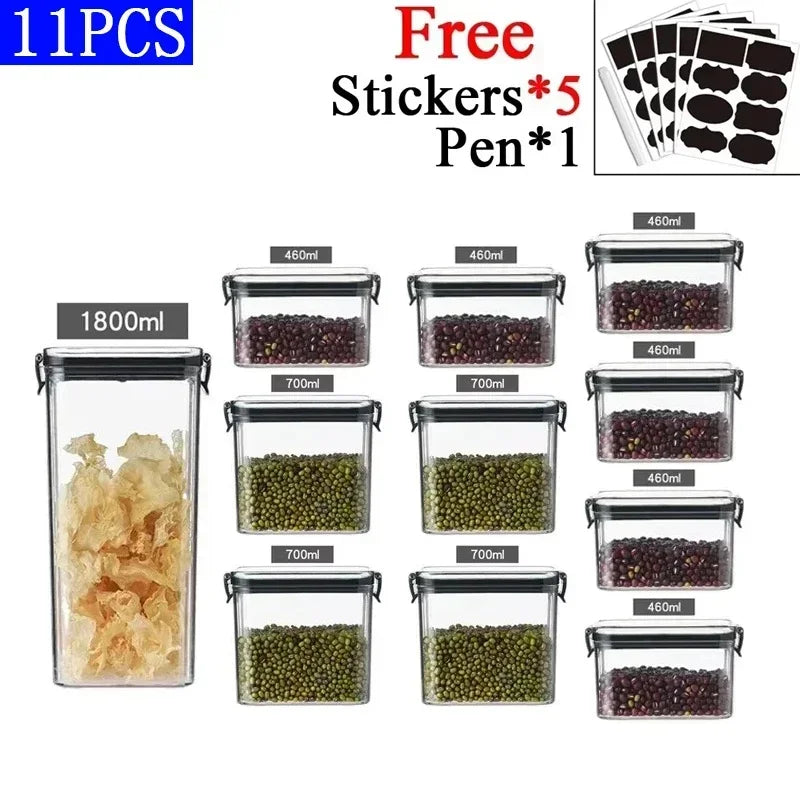 Stackable Plastic Food Storage Containers – Versatile Kitchen Organization - 460x6 700x4 1800 image