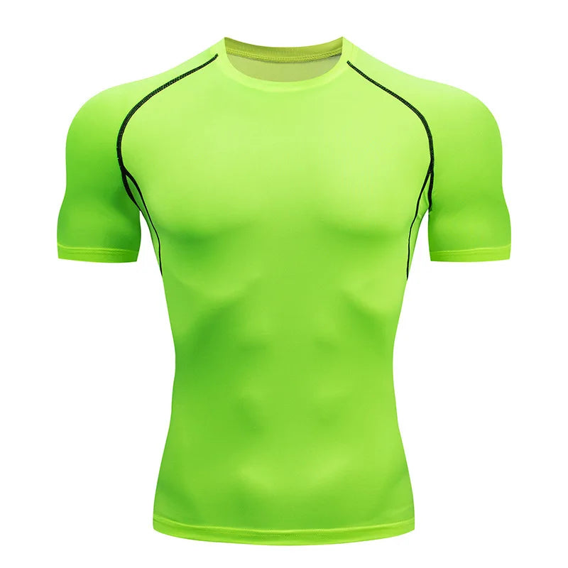 Men's Quick-Dry Sport T-Shirt – Ideal for Gym &amp; Running - green, 4XL image