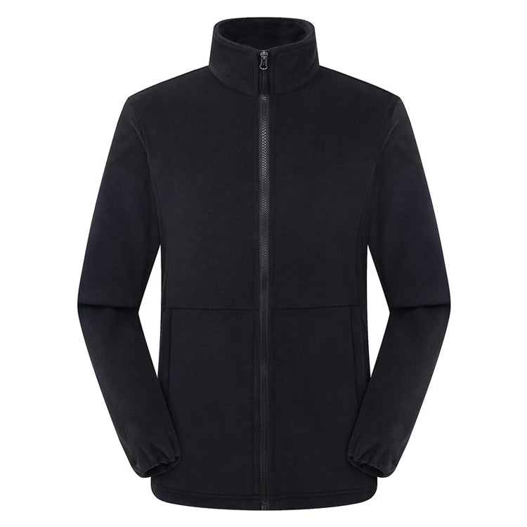 Soft Polar Fleece Jacket – Lightweight Full Zip Coat for Outdoor Recreation image 7