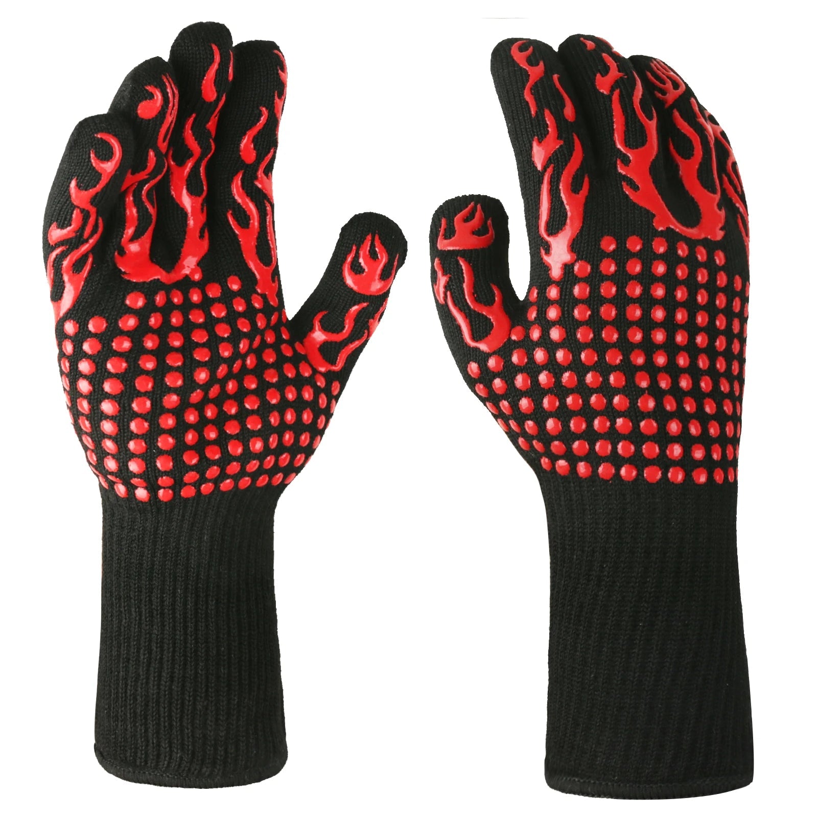 Flame Retardant Non-slip BBQ Fire Gloves – Ultimate Heat Protection image 6