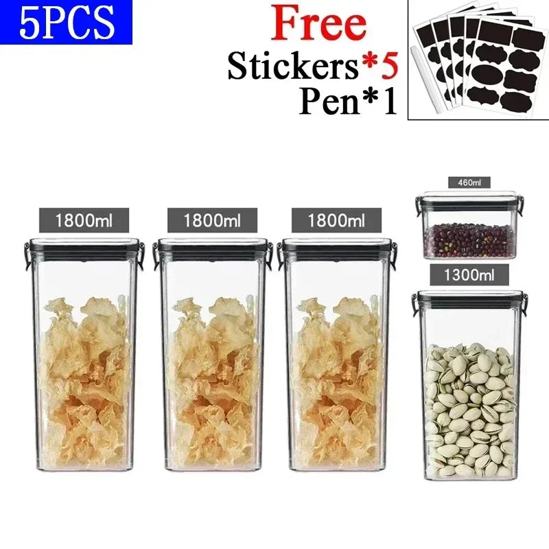 Stackable Plastic Food Storage Containers – Versatile Kitchen Organization image 29