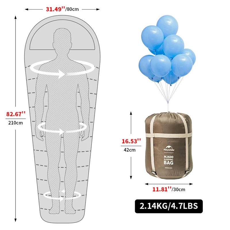 Naturehike Sleeping Bags for Outdoor Camping Adventures image 4
