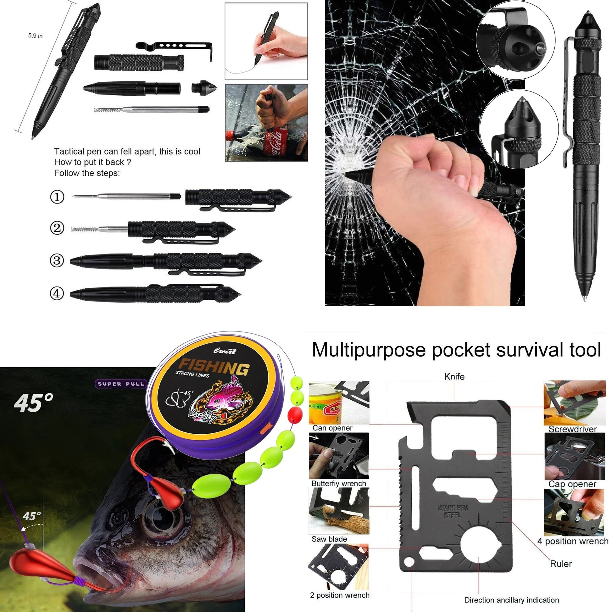 Tactical First Aid Kit – Essential Survival and Self-Defense Gear image 3