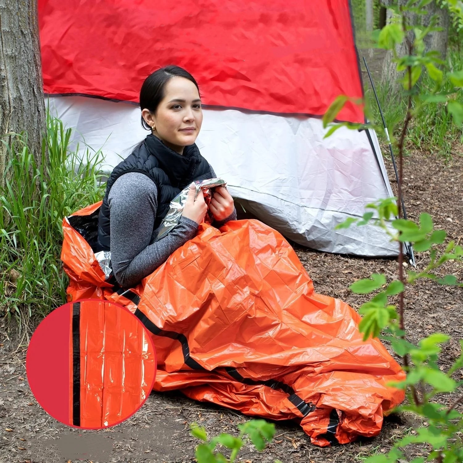 Emergency Rain Poncho Thermal Blanket – Essential Survival Gear image 5