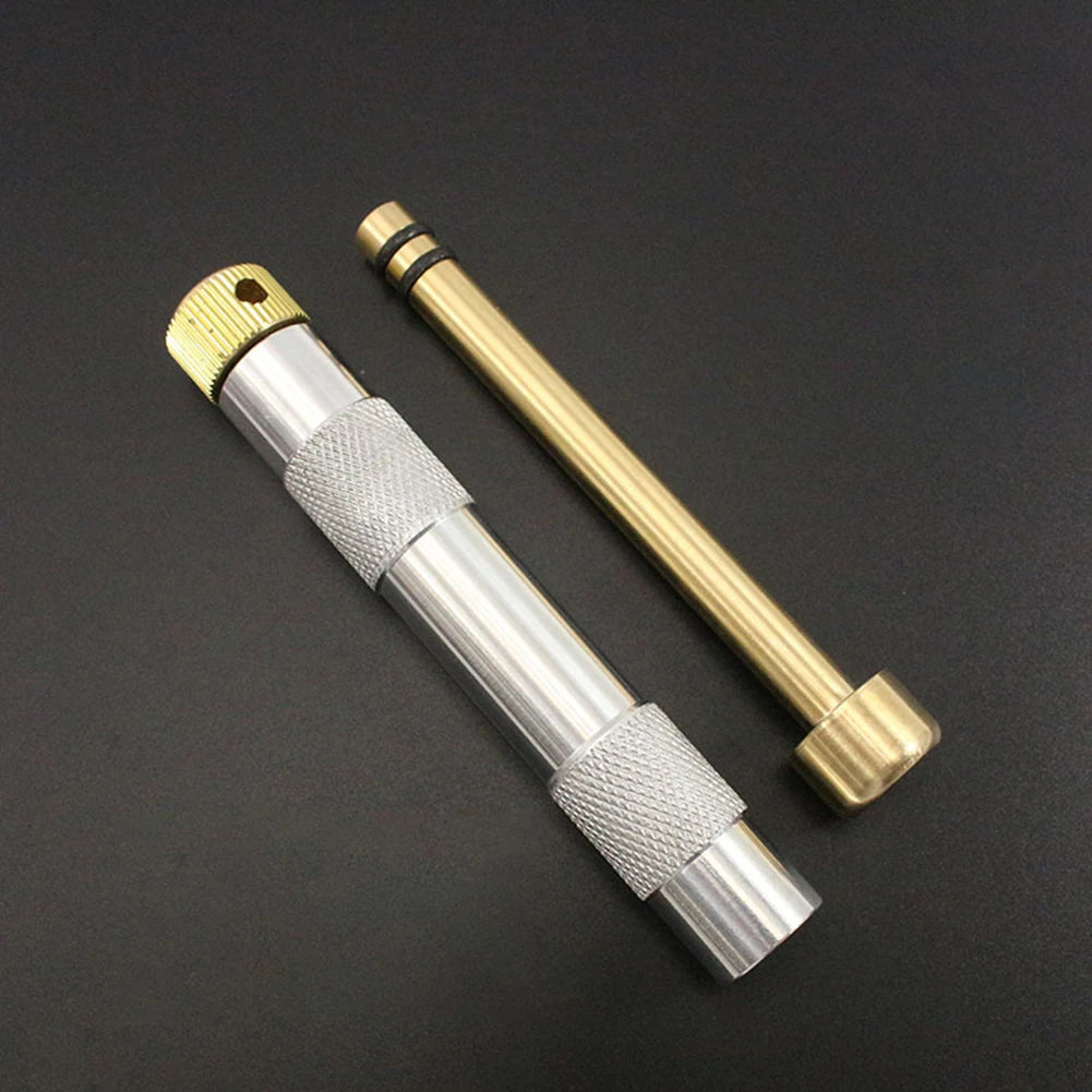 Brass Fire Starter Tube – Durable Camping Ignition Piston Survival Tool image 3