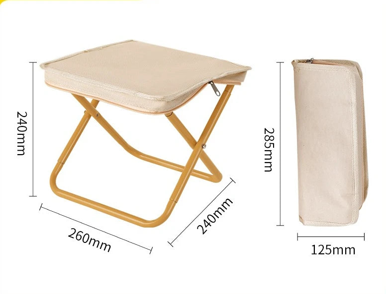 Foldable Backpack Stool – Portable Camping Chair for Outdoor Adventures image 12