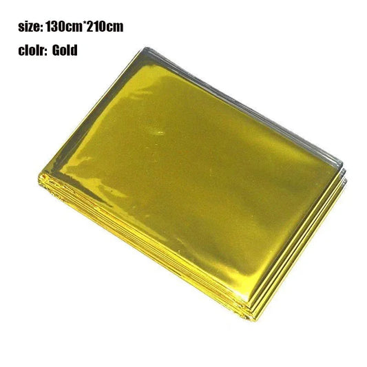Outdoor Insulation Portable Foil Emergency Blanket – Essential Survival Gear image 5