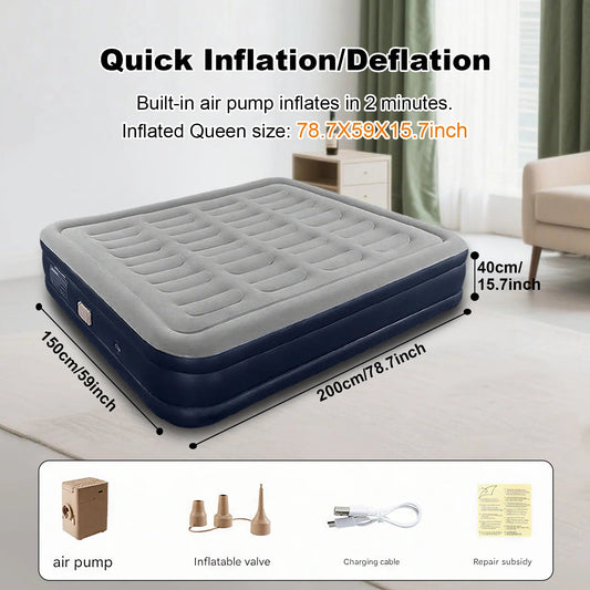 Comfortable 1-2 Person PVC Automatic Inflatable Mattress image 8