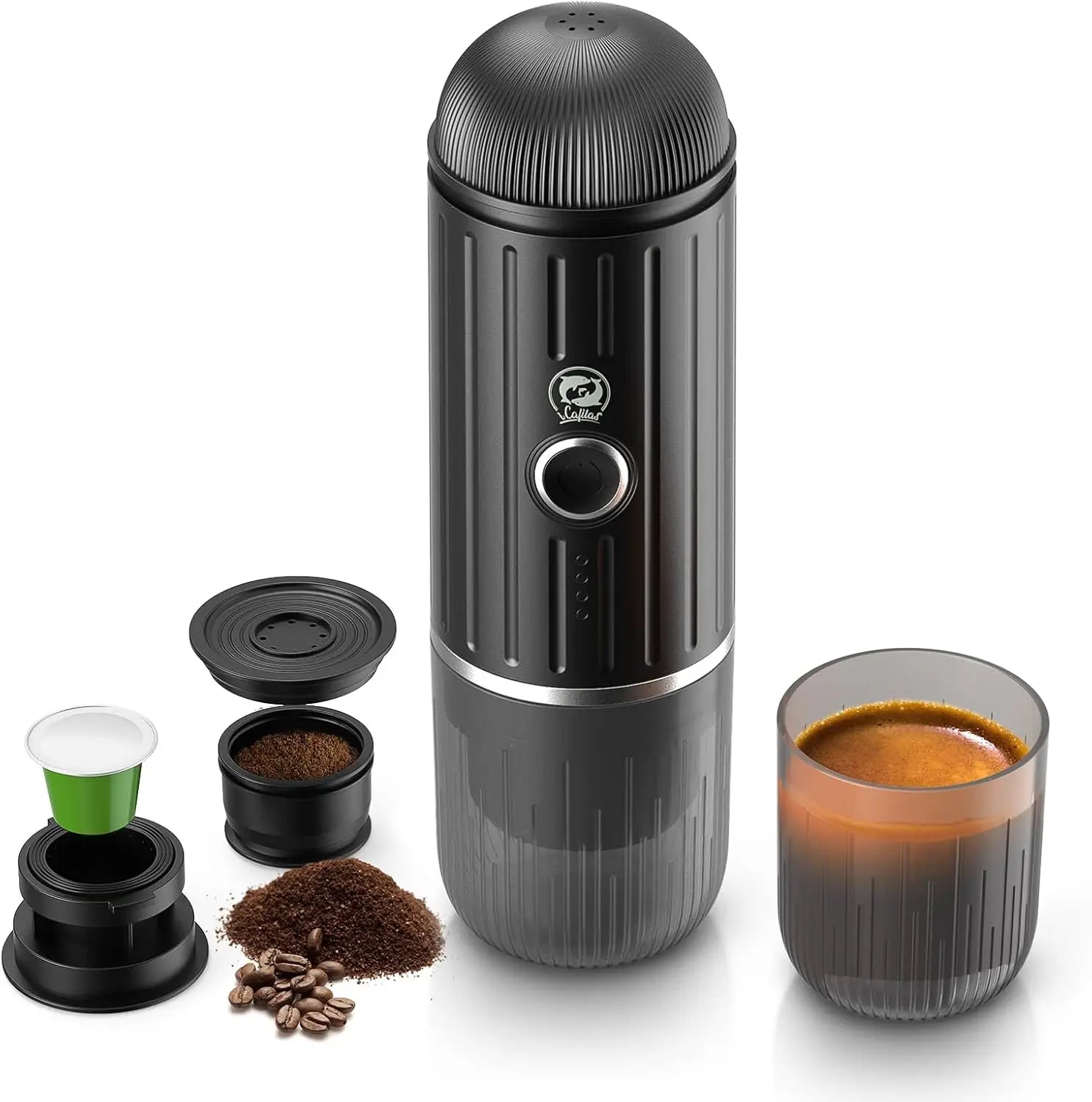 IKAPE Espresso Portable Coffee Machine – 2-in-1 Capsule Espresso Maker image