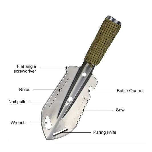 Portable Multifunctional Survival Shovel – Essential Outdoor Tool image 1