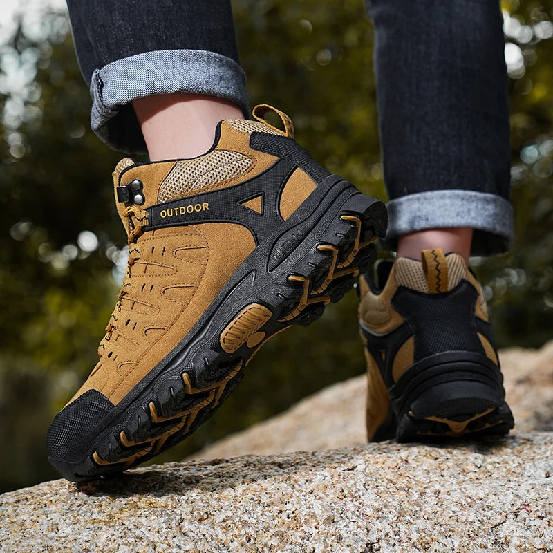 Men Hiking Shoes: Unisex Outdoor Climbing Sneakers &amp; Sport Boots image 4
