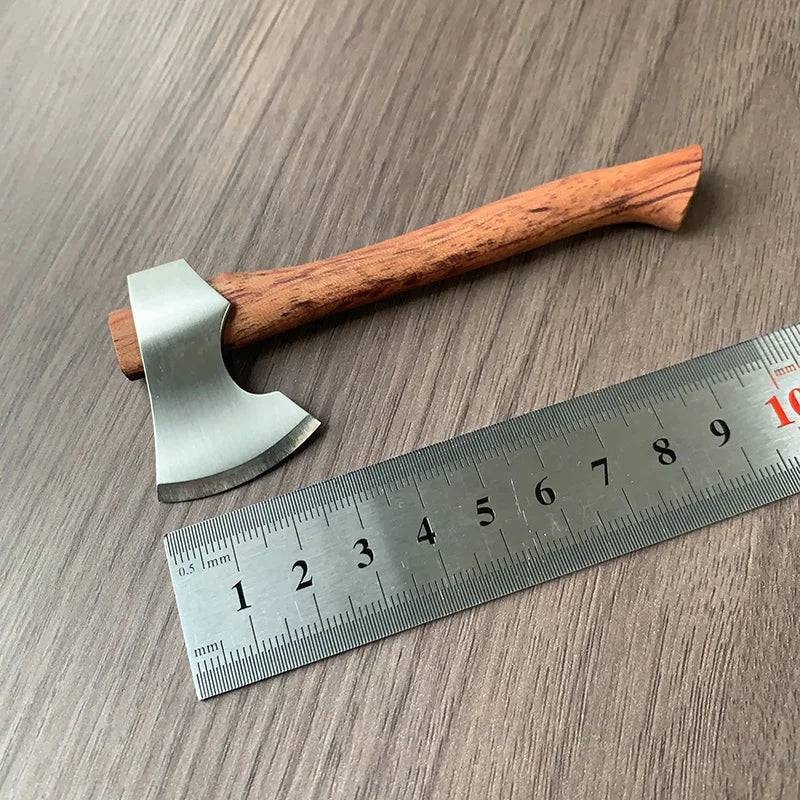 Stainless Steel Mini Mountain Axe – Compact Outdoor Camping Knife image 1