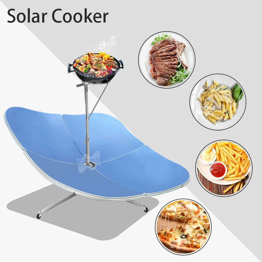 2000W Solar Cooker: Portable Outdoor BBQ Sun Reflective Heaters image 5