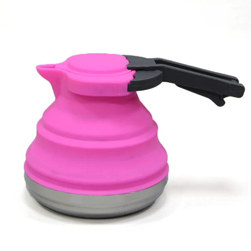 Outdoor Portable Silicone Kettle – Foldable and Collapsible Design image 4