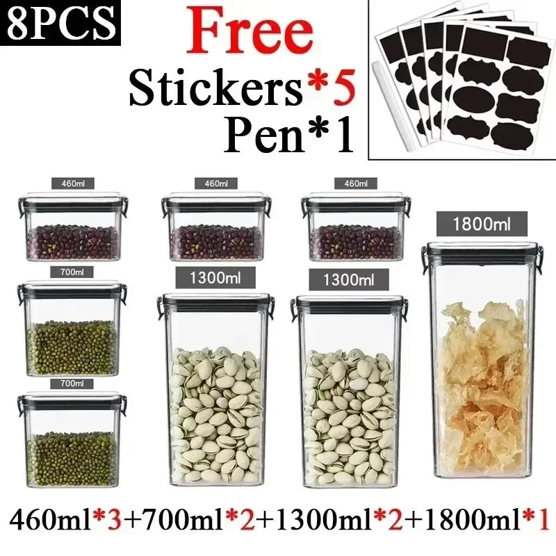 Stackable Plastic Food Storage Containers – Versatile Kitchen Organization image 28