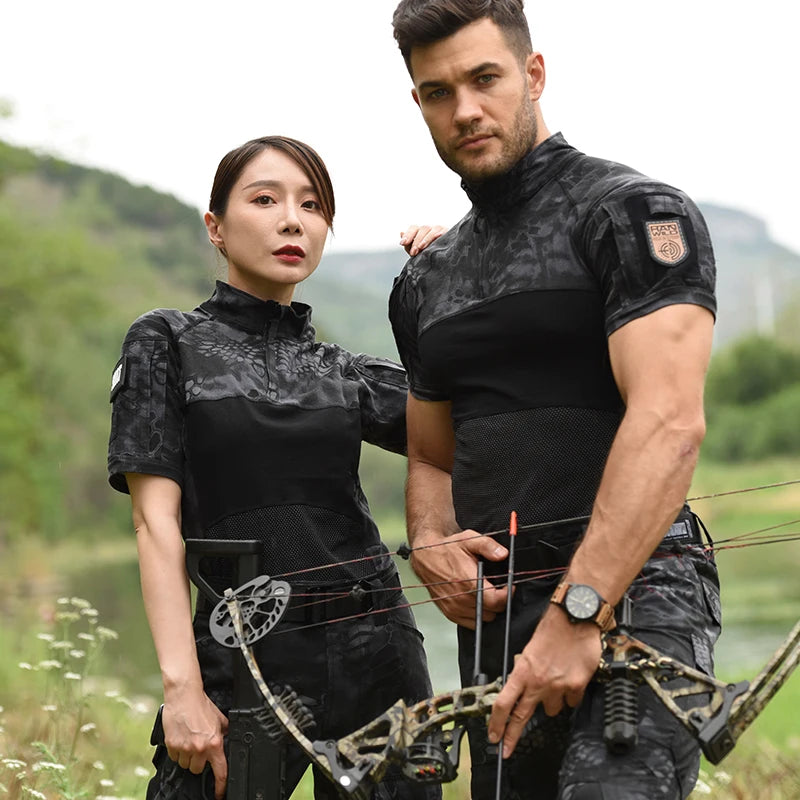 Tactical T-Shirt for Men – Ideal for Airsoft, Paintball, and Outdoor Activities image 2