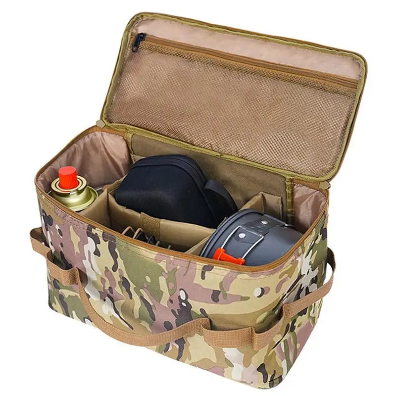 Portable Waterproof Utensil &amp; Seasoning Bag for Outdoor Adventures image 0