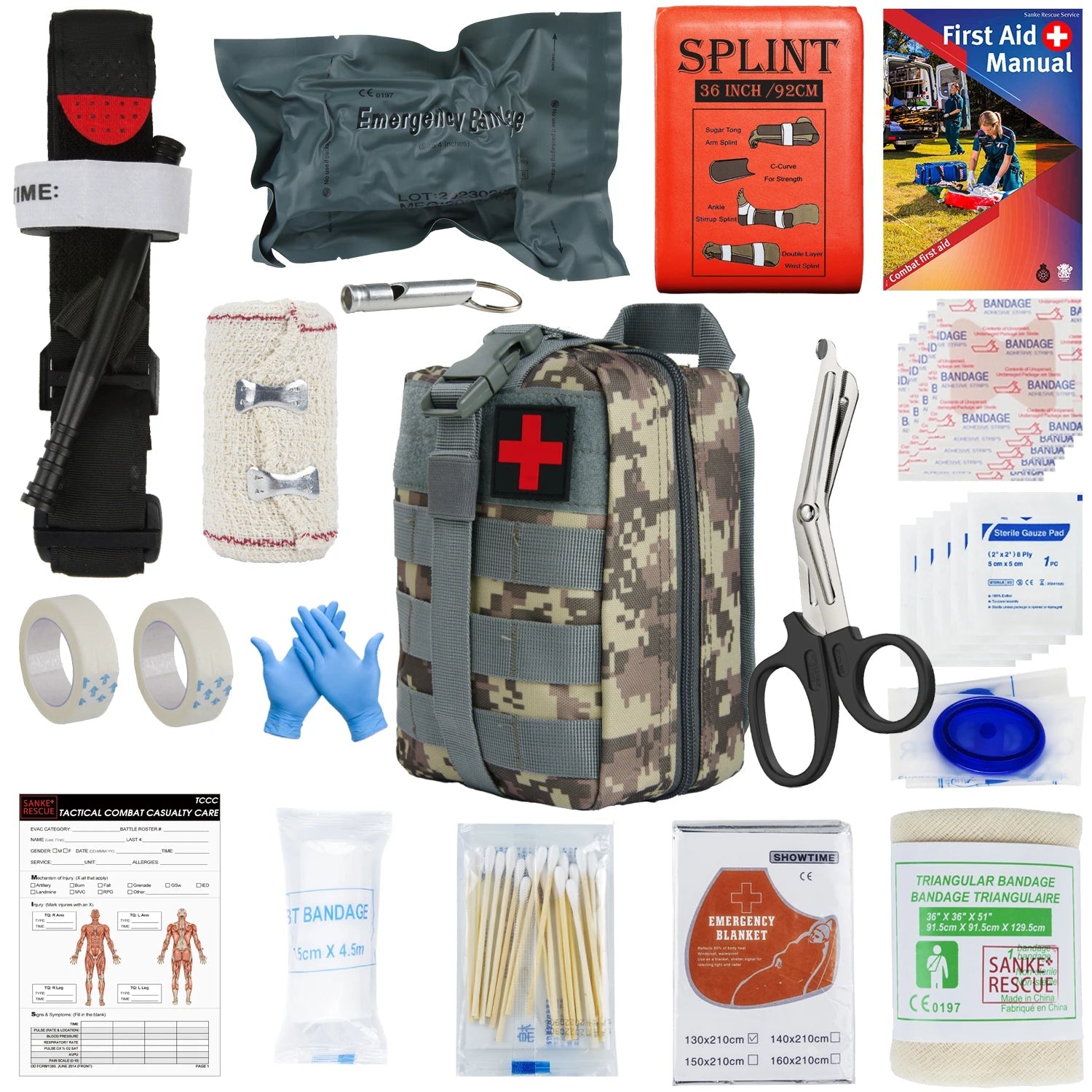 First Aid Kit Outdoor Survival Gear – Essential for Emergency Preparedness image 9