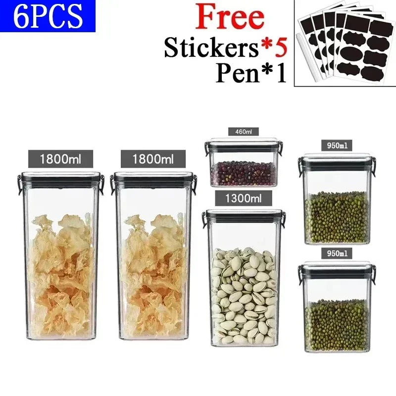 Stackable Plastic Food Storage Containers – Versatile Kitchen Organization image 12