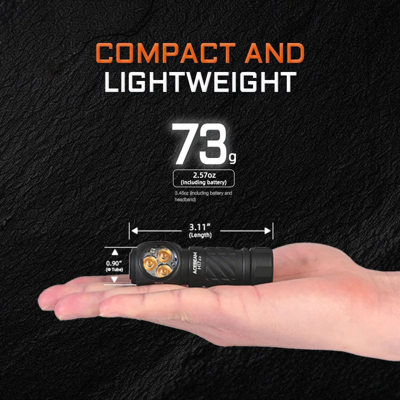 ACEBEAM H17 2.0 Headlamp – High-Performance Lighting for Every Adventure image 3