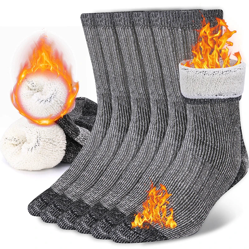 Merino Wool Crew Socks – Ultimate Warmth for Winter Activities image 6