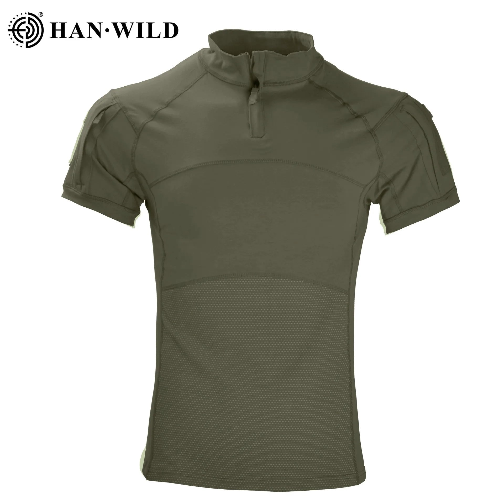 Tactical T-Shirt for Men – Ideal for Airsoft, Paintball, and Outdoor Activities - green, XXL-80-90kg image