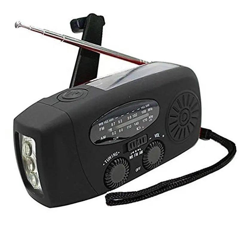 Stay Prepared with the Multifunctional Solar Hand Crank Emergency Radio image 7