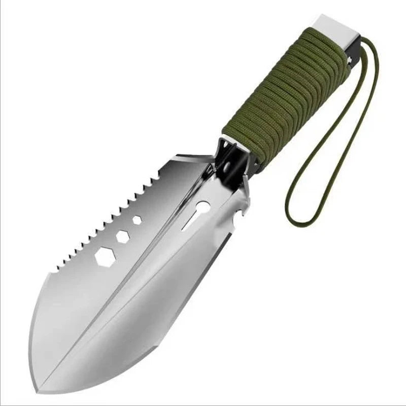 Multifunctional Outdoor Ordnance Shovel – Essential Tool for Adventurers - Green image