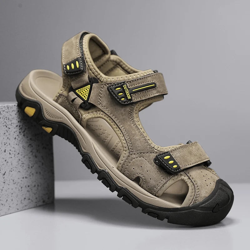 Summer Baotou Men Sandals – Lightweight Outdoor Sports Footwear image