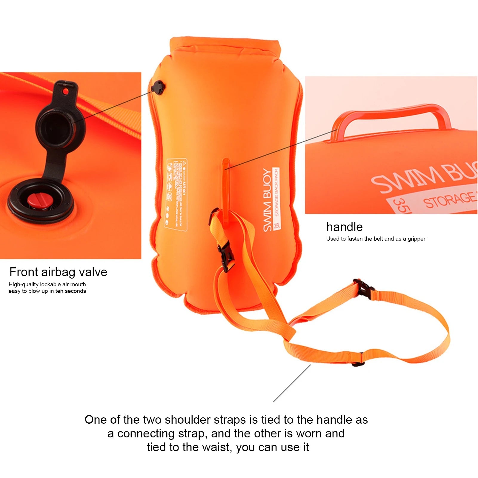 28/35L Waterproof Dry Bag Backpack – Essential for Outdoor Adventures image 4
