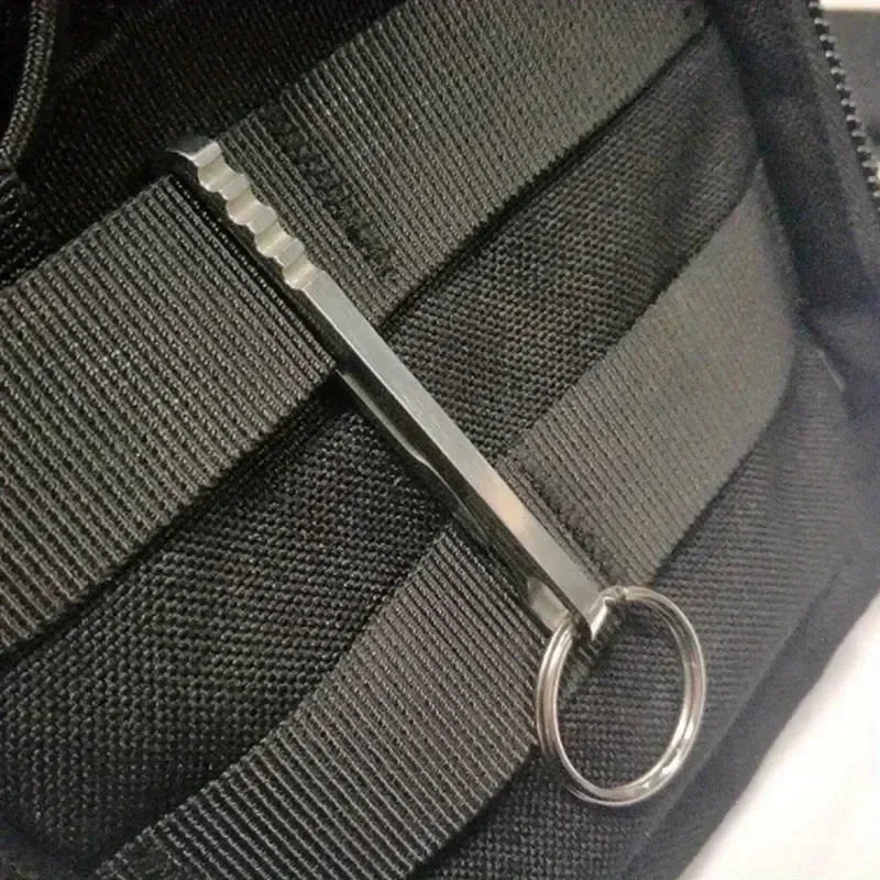 1PC EDC Outdoor Multifunction Tool – Stainless Steel Keychain and More image 3