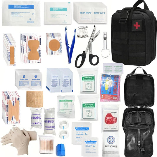 205 pcs Outdoor General Purpose First Aid Kit – Essential for Home and Travel image 5
