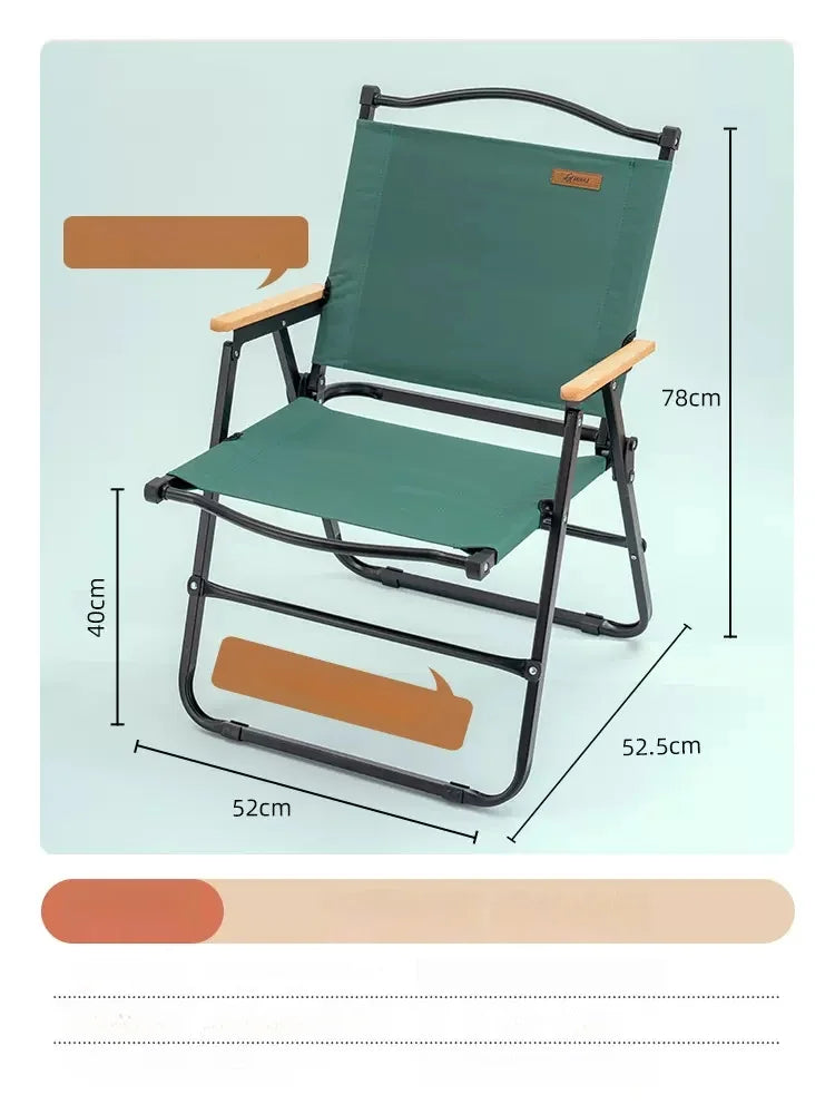 GIANXI Green Summer Camping Chair – Perfect for Outdoor Adventures image 11