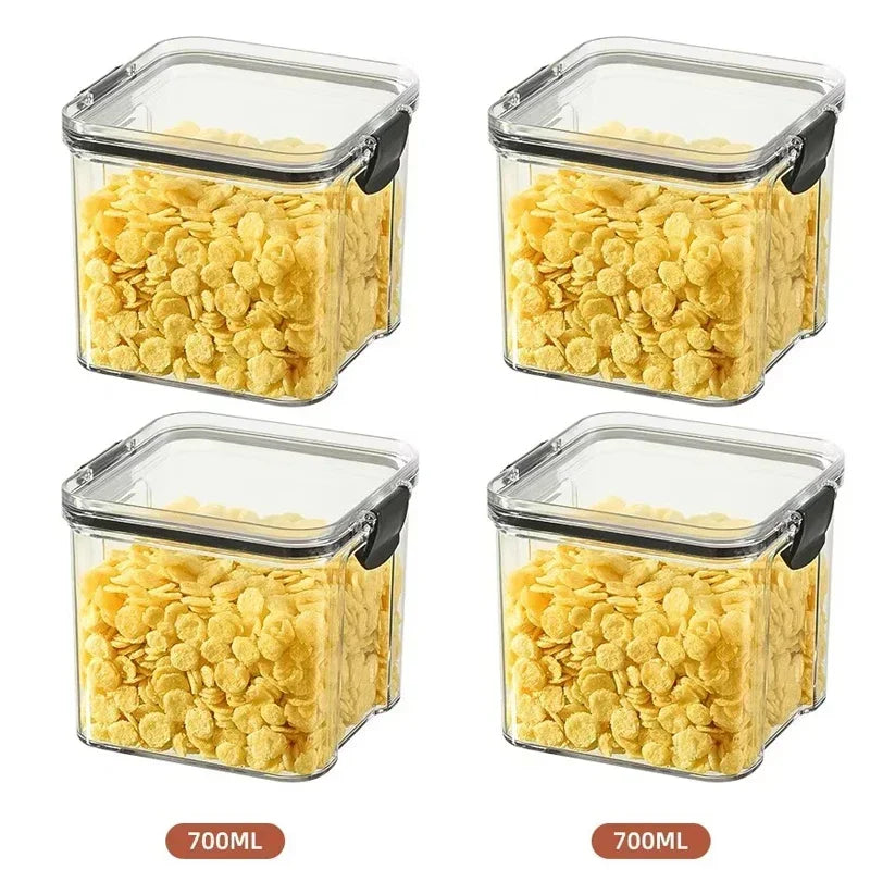 Stackable Plastic Food Storage Containers – Versatile Kitchen Organization image 9