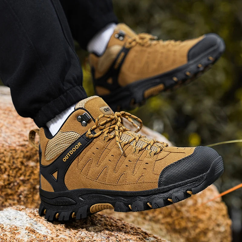 Men Hiking Shoes: Unisex Outdoor Climbing Sneakers &amp; Sport Boots image 3